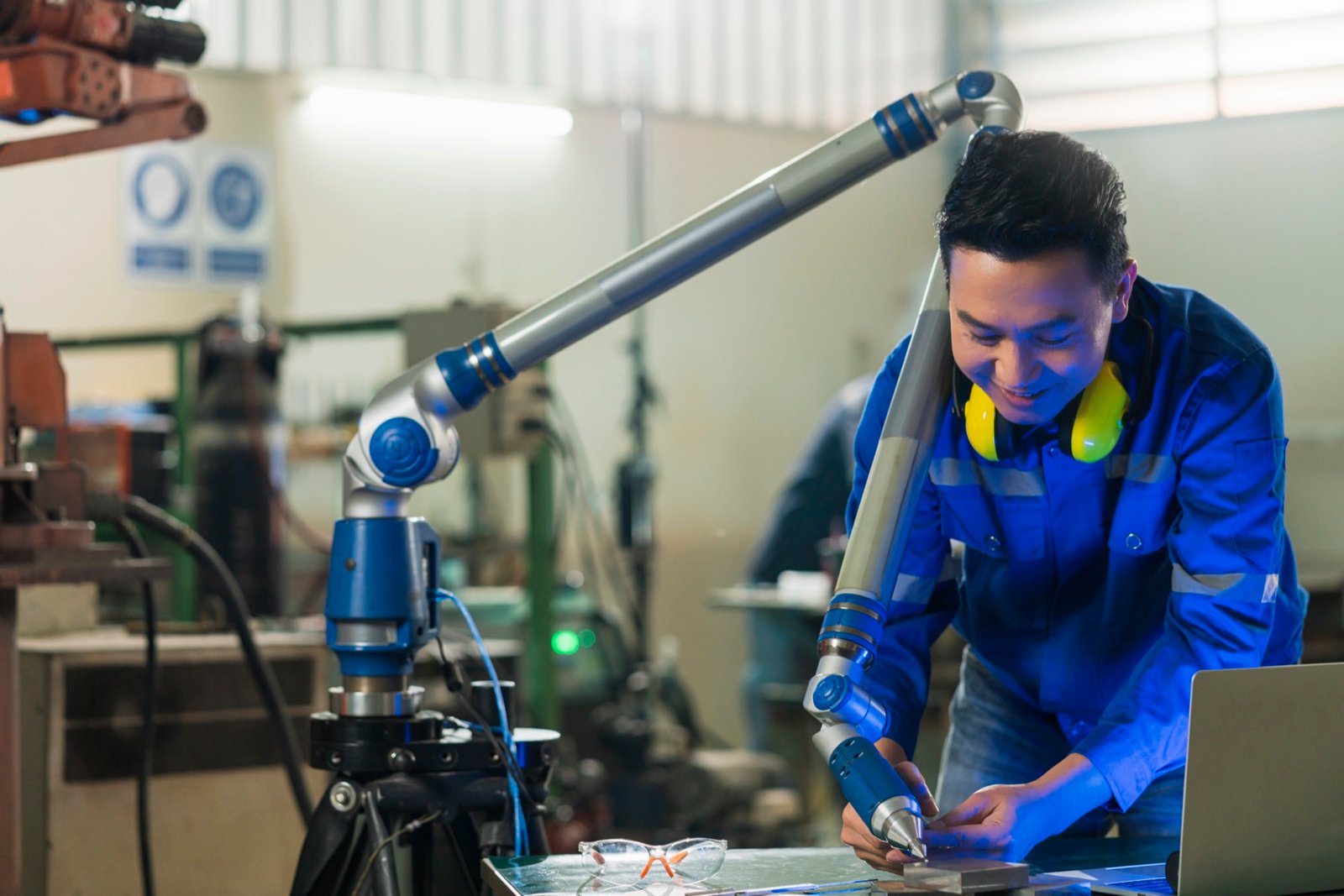 Industrial research and production line